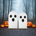 Moukeren 2 Pcs Halloween Ghost Arch Backdrop Covers, 7.2ft and 6ft - Image 5