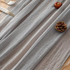 10Pcs Dusty Blue Cheesecloth Table Runner 120 Inches for Party Home Decor - Image 2