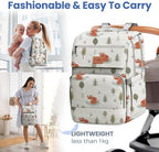 PILLANI Baby Diaper Bag Backpack - Baby Bag for Boys & Girls, Toddler Backpack, Large Capacity Travel Diaper Bags w/Changing Pad, Waterproof Diaper Backpack - Best Shower Gifts for Boys - Baby Stuff - Image 6
