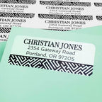 OnlineLabels 2.625" x 1" Rectangle Labels - Clear Matte - 25 Sheets - Image 3