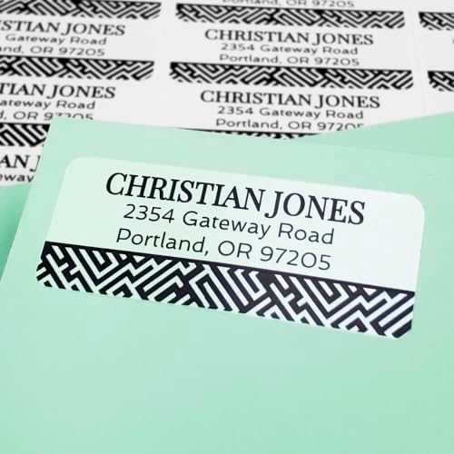 OnlineLabels 2.625" x 1" Rectangle Labels - Clear Matte - 25 Sheets - Image 3