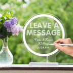 Audio Guest Book Phone with Neon Table Sign for Wedding Party Birthdays Rentals Confessions Special Occasions (Black) - Image 7