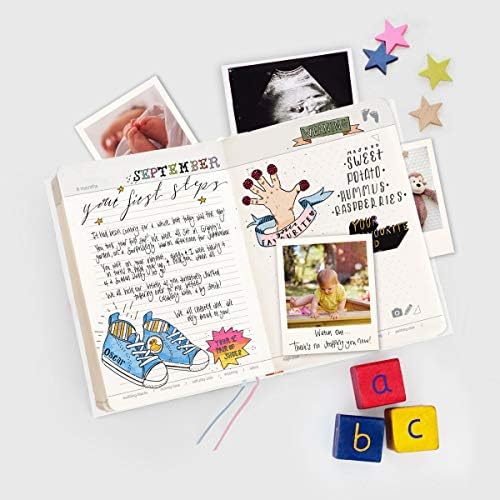 Suck UK My Baby Journal and Personal Diary – Early Years, Birthday, Christening, Pregnancy and Baby Shower - Image 7
