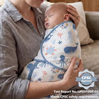 Baby Swaddle Sleep Sack 0-3 Months, Cotton Swaddles for Newborns - Image 2