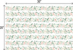 Jillson & Roberts Printed Unfolded Wedding Gift Tissue 20" x 30", Pink Roses, 240 Sheets - Image 3