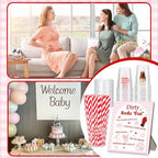 She's Ready to Pop Baby Shower Cups with Straws, 50 Pcs 12 oz Disposable Plastic Cups with Bar Sign – for Soda Theme, Pregnancy Announcement, Bridal Showers and Bachelorette Parties (Pink) - Image 6