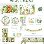 Cocomigo Dinosaur Baby Shower Decorations, All-in-One Set for 25 Guests - Image 6