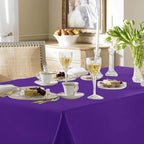 Fitable 6 Pack Purple Tablecloths 90x156 Inch for 8 Foot Rectangle Tables - Image 2