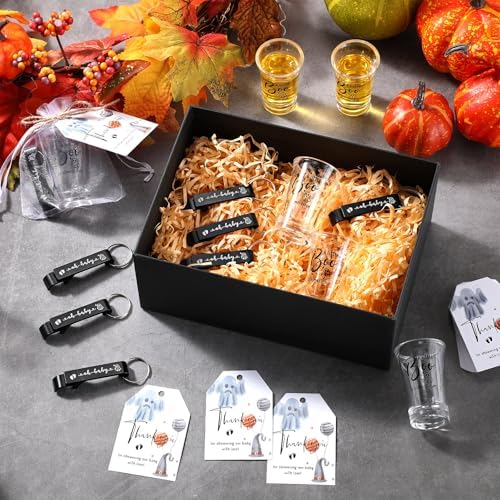 Blushtier 25 Sets Baby Shower Shot Glass Bottle Opener, Boo - Image 6