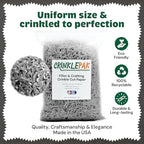 10 LB USA Made crinkle paper filler | Paper Shred Filler for Shipping packages, Gift Wrap, Great packing paper for gift basket filling, Birthdays, Weddings, and Anniversaries | Gray - Image 3