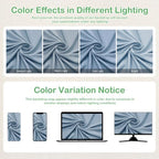 50ftx14ft Dusty Blue Backdrop Curtain for Wedding Parties - Image 5