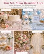 Wedding Pearl Bead Garland Set, White Pearl Garland - Image 7