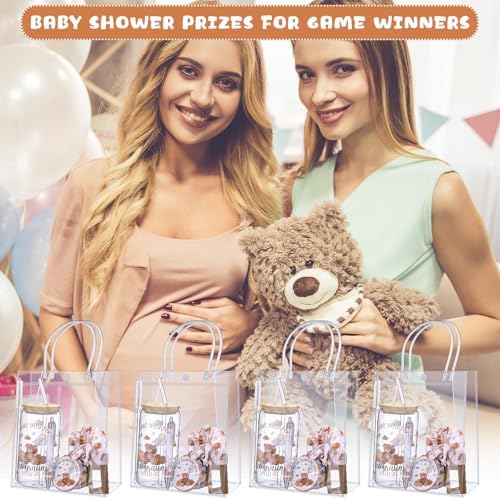 Boao 6 Set Brown Bear Baby Shower Game Prizes Gifts for Winners Guests - Image 5