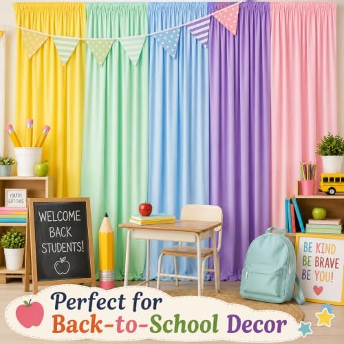 Unicorn Backdrop Pastel Rainbow Backdrop for Girls Birthday Baby Shower Unicorn Theme Party Decorations 10×10ft - Image 5