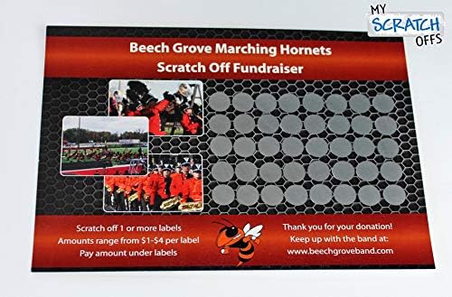 My Scratch Offs 0.50 in Silver Round Scratch-Off Stickers, 1000 Pack - Image 4