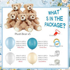 Bear Baby Shower Decorations, 185 Balloon Kit,Blue,White - Image 3