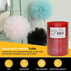 Expo International Decorative Matte Tulle, Roll/Spool of 6” X 100 Yards, Lightweight Polyester Tulle Fabric for Tutus, Costumes, and Party Decorations, Washable, Easy-to-Use, Red - Image 4