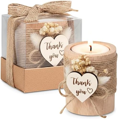 40 Tealight Candle Holders Wedding Favors Bulk Return Gifts for Guests - Image 2