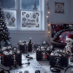 CHENGU 6 Pack Christmas Storage Bin Collapsible Christmas Skeleton Basket - Image 5