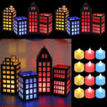 Rossesay 12 Pcs Hero City Lantern Table Centerpiece for Hero Party Decor by Rossesay