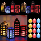 Rossesay 12 Pcs Hero City Lantern Table Centerpiece for Hero Party Decor by Rossesay
