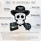 Personalized Sugar Skull Guest Book Alternative, Day of the Dead Wedding - Image 6