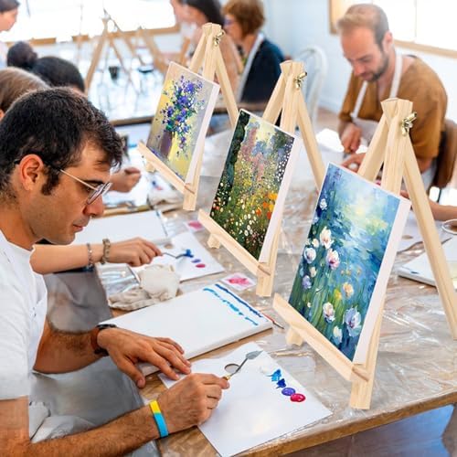 ESRICH 4 PCS 9 Inch Easel for Painting, Easel Stand for Painting Canvas - Image 5