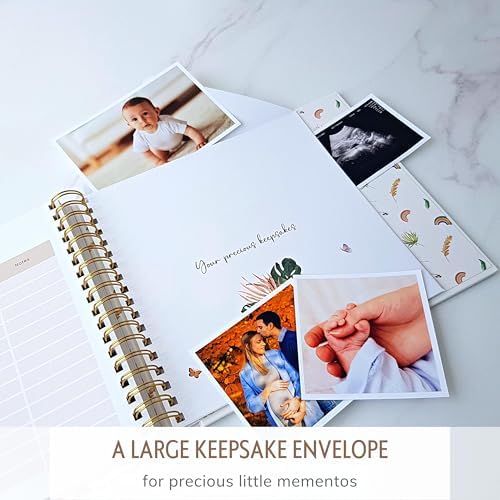 Personalized Rainbow Baby Book, Boho Theme, 4x6 Photo Cover, First 5 Years - Image 5