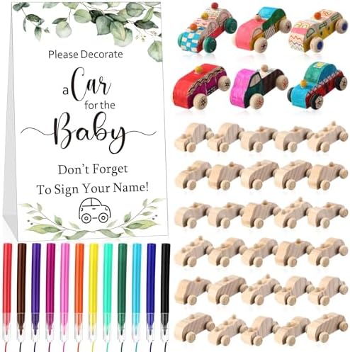 WinnerWhy Baby Shower Games Decorate a Car Craft Kit, Leaf by WinnerWhy