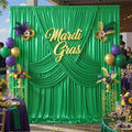 20ftx10ft Green Sequin Backdrop Curtain for Wedding Parties by LeegleriTableSkirt