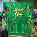 20ftx10ft Green Sequin Backdrop Curtain for Wedding Parties by LeegleriTableSkirt