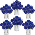 6 Set Pre-Made Flower Table Centerpieces - Royal Blue by SEKNHOP