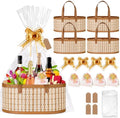 Dreamtop 4 Set Baskets for Gifts Empty, Woven Bamboo Gift Basket Empty Large with Handles, Sturdy Gift Basket Kit Empty to Fill for Christmas Birthday Baby Shower Wedding Gift by Dreamtop