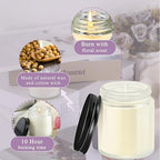 ACITHGL 24 Pcs 4oz Mini Mason Jar Candles Small Lavender Scented Candles Bulk Aromatherapy Ideal Souvenir Favors for Wedding Birthday Party (Black, 24) - Image 5