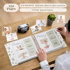 Baby Memory Book for First Five Years, Newborn Keepsake Journal - Image 6