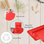 Red Tissue Paper for Gift Bags - 1000 Sheets 20 X 30 Inch Wrapping Tissue Paper Bulk for Gift Wrap Art Crafts DIY Filler Flower Valentines Christmas Birthday Wedding - Image 5