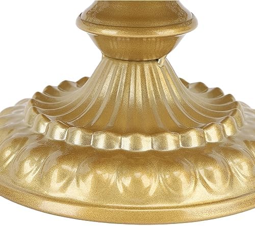 Cake Stands, Vintage Golden Cake Stand Round Dessert Displays Plate for Party Wedding (M) - Image 7