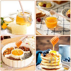 100 PCS Wooden Honey Sticks Dipper 6 Inch, Mini Honeycomb Honey Stirrer - Image 4