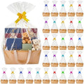 Tuanse 30 Pcs Basket for Gift Empty DIY Bulk Baskets with Handle, Brown by Tuanse