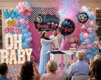 4FT OH BABY +Blue Pink Balloon Marquee Light-Up Letters, oh baby lettersg ender reveal decorations gender reveal decorations - Image 4