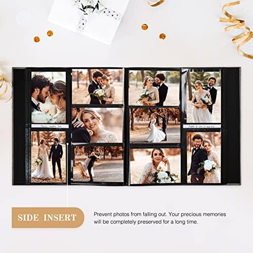 potricher Photo Album 4x6 Photos, 1000 Pockets, Linen Cover, Dark Green - Image 3