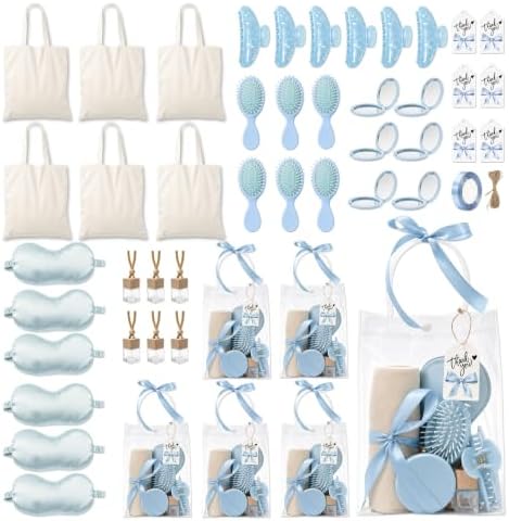 6 Sets Baby Shower Prizes for Winners, Baby Shower Gifts for Guests, Blue by Unknown