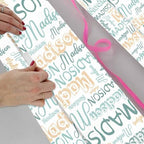 AOFUN Wrapping Paper Birthday Valentine'S Wrapping Paper Happy Anniversary Wrapping Paper Personalized Name Gift Cute Gifts For Best Friends 3 Rolls 58"" x 23"", Style 3 - Image 4