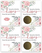 Scratch Off Bridal Wedding Shower Bundle Bridal Bingo Kisses from the Mrs & Make Your Own ScratchNotes - Image 3
