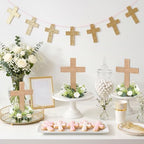 4 Pack Baby Shower Arrangements & 6 Sets Baptism Table Centerpieces - Image 7