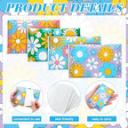 PerKoop 100 Pack Pocket Tissues Travel Slim Packs Small Facial Tissues Wallet Size Toilet Paper for Travel Guest Wedding Supplies, 4 Styles(Daisy) - Image 3