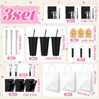 6 Sets Baby Shower Prizes for Women and Men Nail Clippers Mirror Bottle Opener Cup Comb Magnetic Pickup Tool Flashlight Grabber Credit Card Cutter for Baby Shower Game Winners Party - Image 3