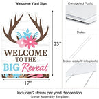 Big Dot of Happiness Buck or Doe - Party Decorations - Hunting Gender Reveal Party Welcome Yard Sign - Image 6