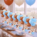 6 Sets Bear Baby Shower Decorations, Centerpieces,Blue by Unknown