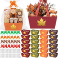 Funnymoom 24 Pack Maple Leaf Fall Thanksgiving Basket For Gifts Empty Bulk by Funnymoom